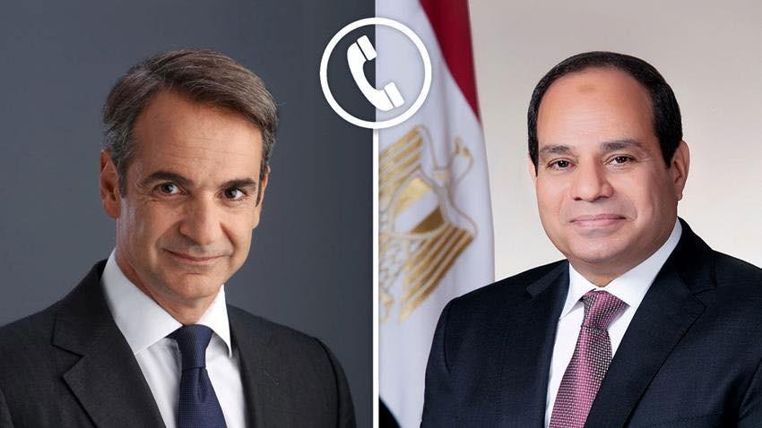 الرئيس السيسي ورئيس وزراء اليونان يؤكدان ضرورة تنفيذ المرحلة الثانية من اتفاق غزة