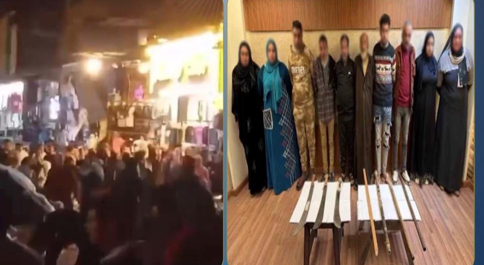 ضبط 10 باعة جائلين في مشاجرة جماعية بطنطا باستخدام الشوم والسكاكين