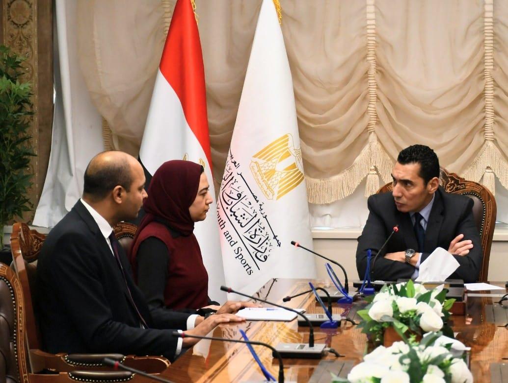 وزير الرياضة يؤكد تقديم الدعم الكامل للأبطال الرياضيين في مختلف الألعاب الأولمبية
