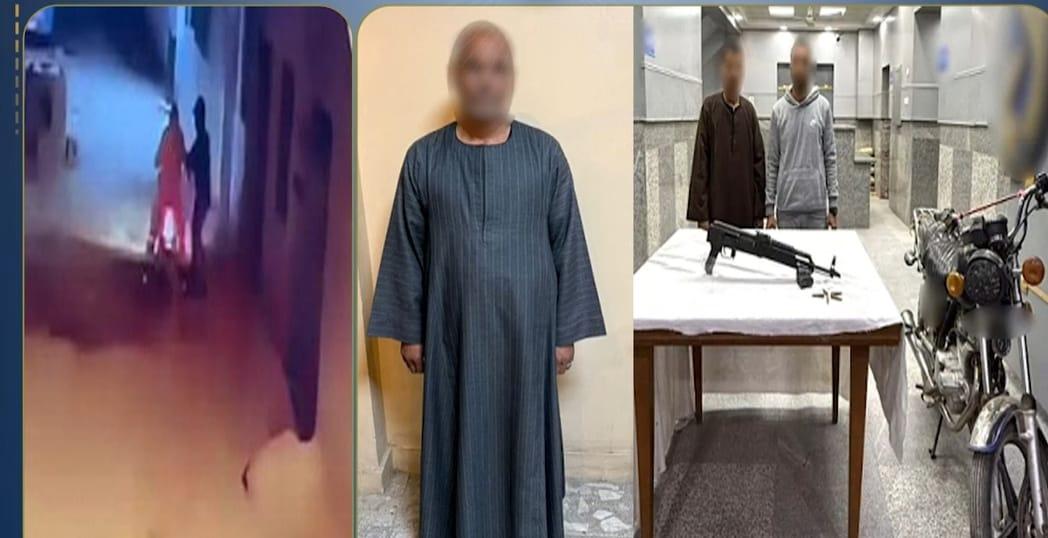 ضبط شخصين أطلقا أعيرة نارية على منزل بقنا وإصابة مالكه بسبب خلافات ميراث