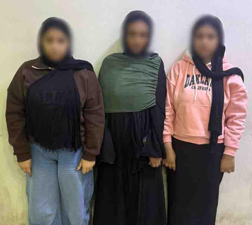 القبض على 3 فتيات بتهمة سرقة محل مستحضرات تجميل في السويس