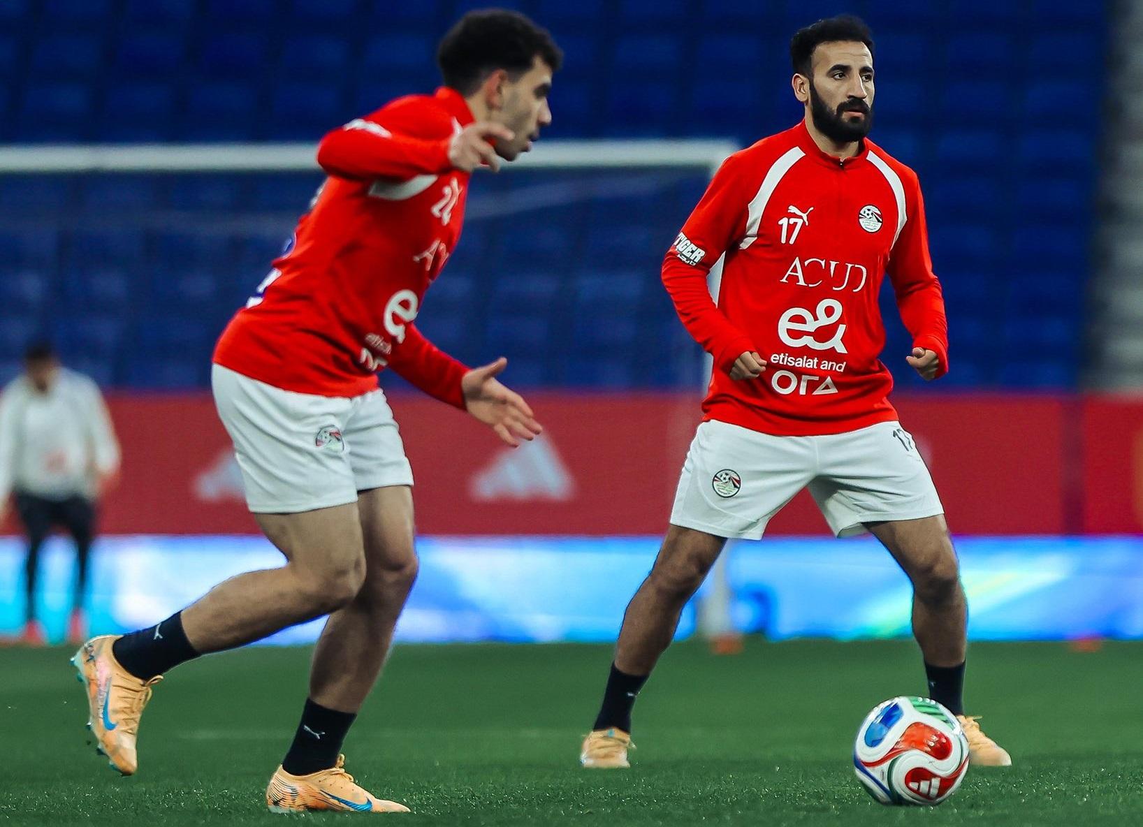 منتخب مصر يرتدي الزي الأساسي أمام إسبانيا الليلة في أولمبياد باريس