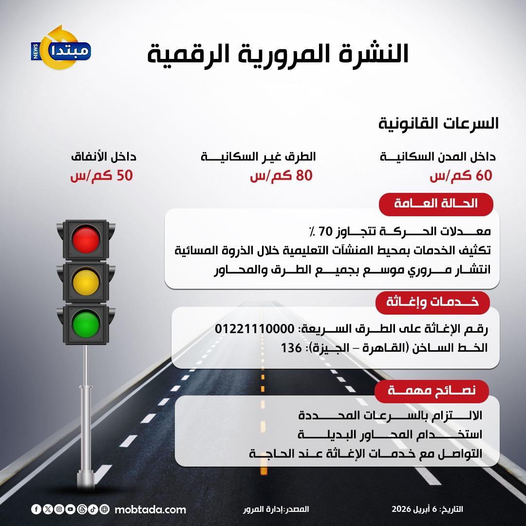 النشرة المرورية