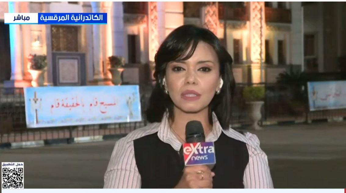 أجواء روحانية وتسبيح كنسي يزينان ليلة عيد القيامة المجيد في الكاتدرائية