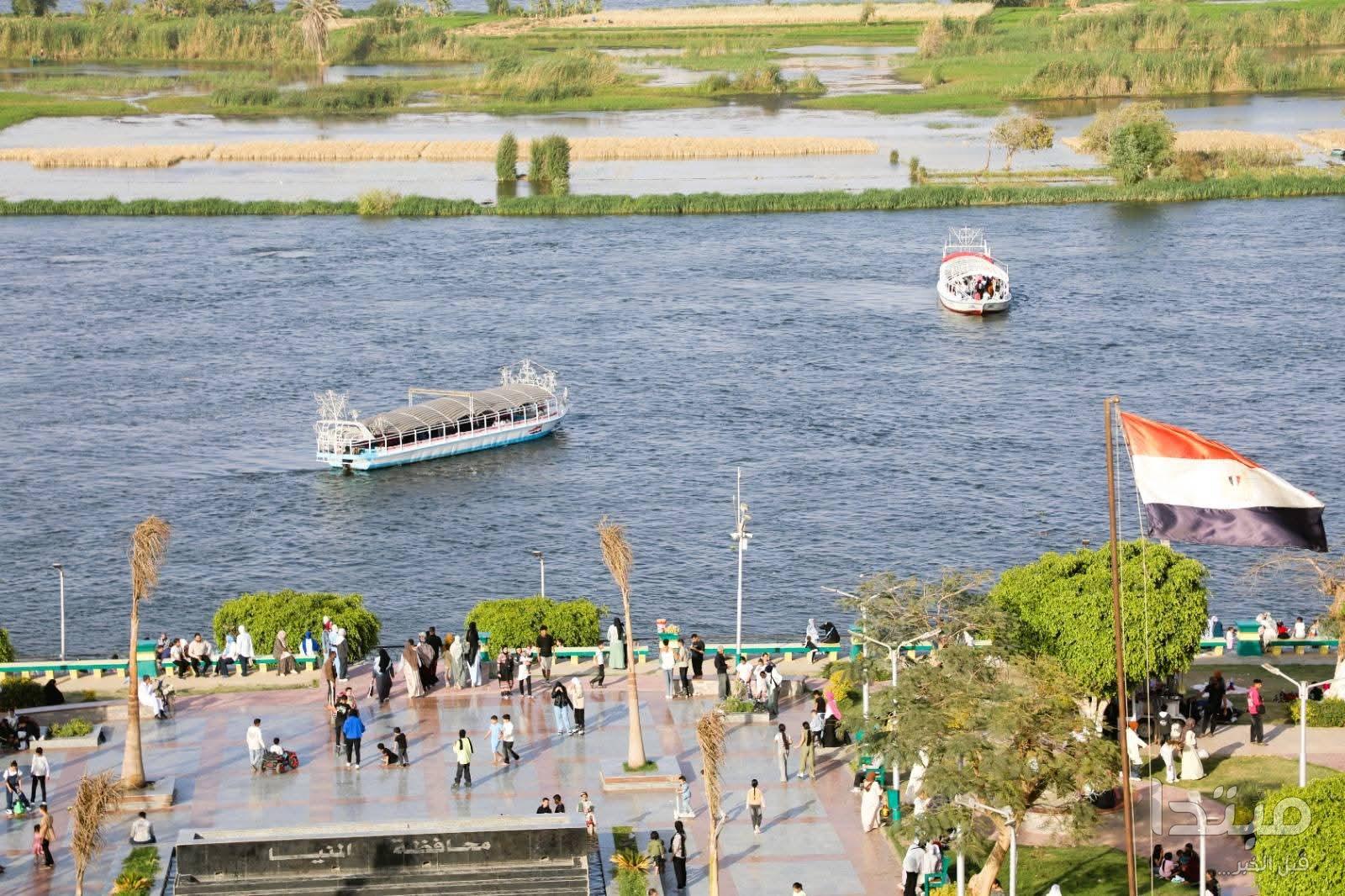 شم النسيم في المنيا: حاجة ثانية تخرج على الكورنيش ورحلات نيلية بطعم الفرحة