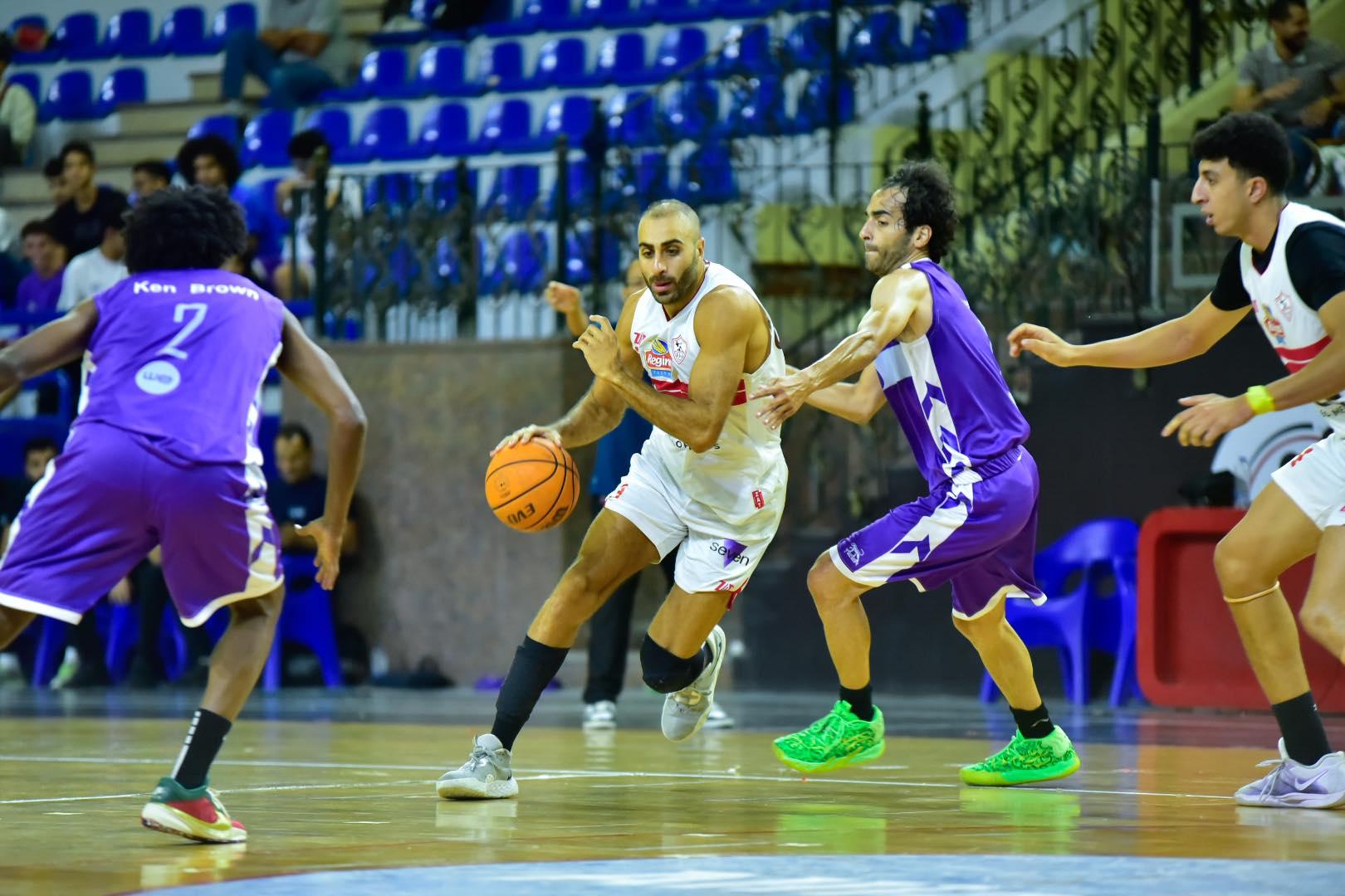طاقم تحكيم أجنبي لمباراة الزمالك والاتصالات في نهائي كأس مصر لكرة السلة