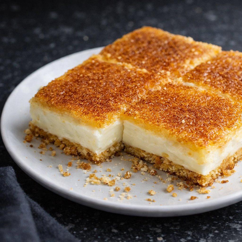 البسبوسة بالقشطة