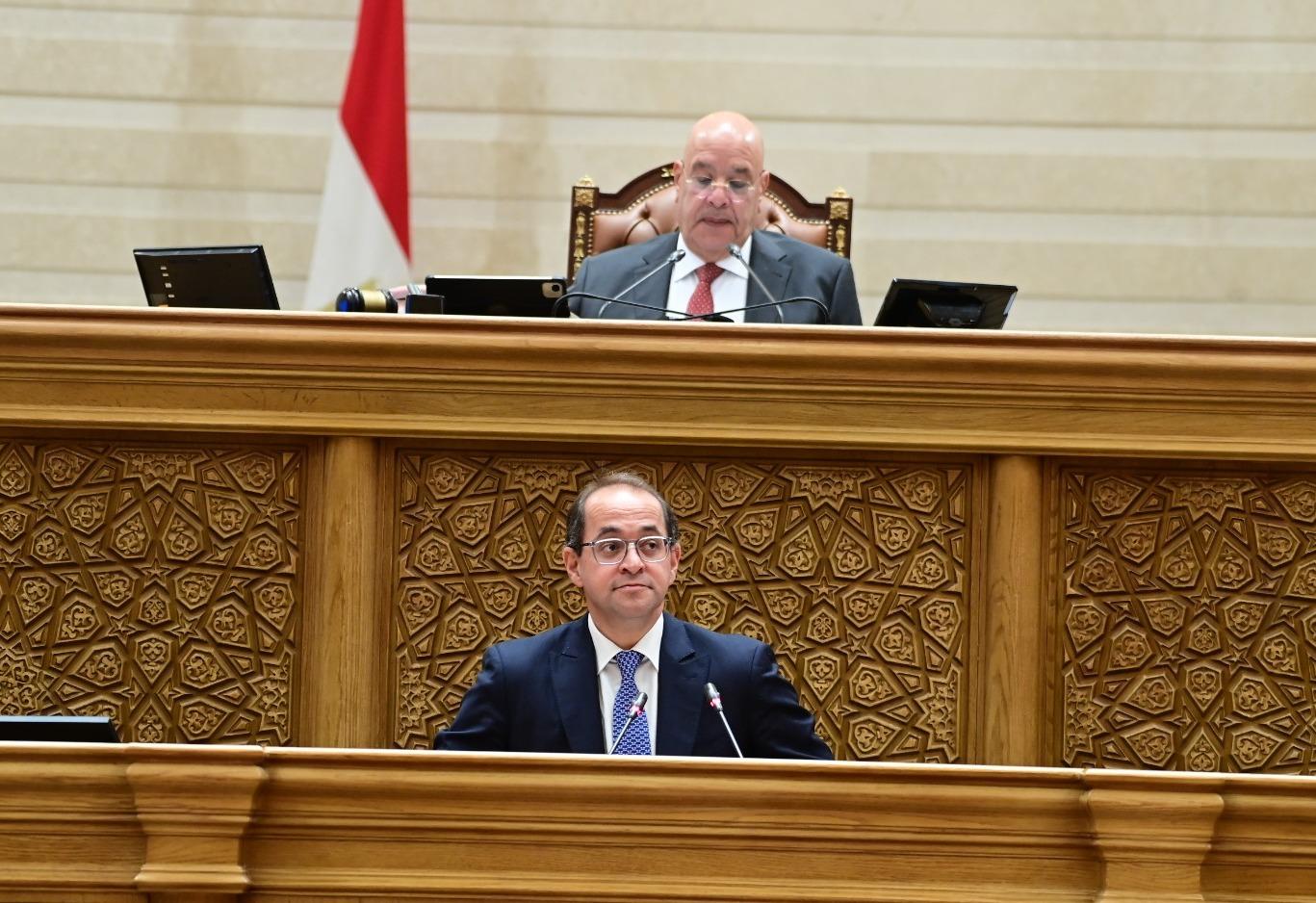 إحالة بيان وزير المالية عن الموازنة العامة إلى لجنة الخطة والموازنة لدراسته