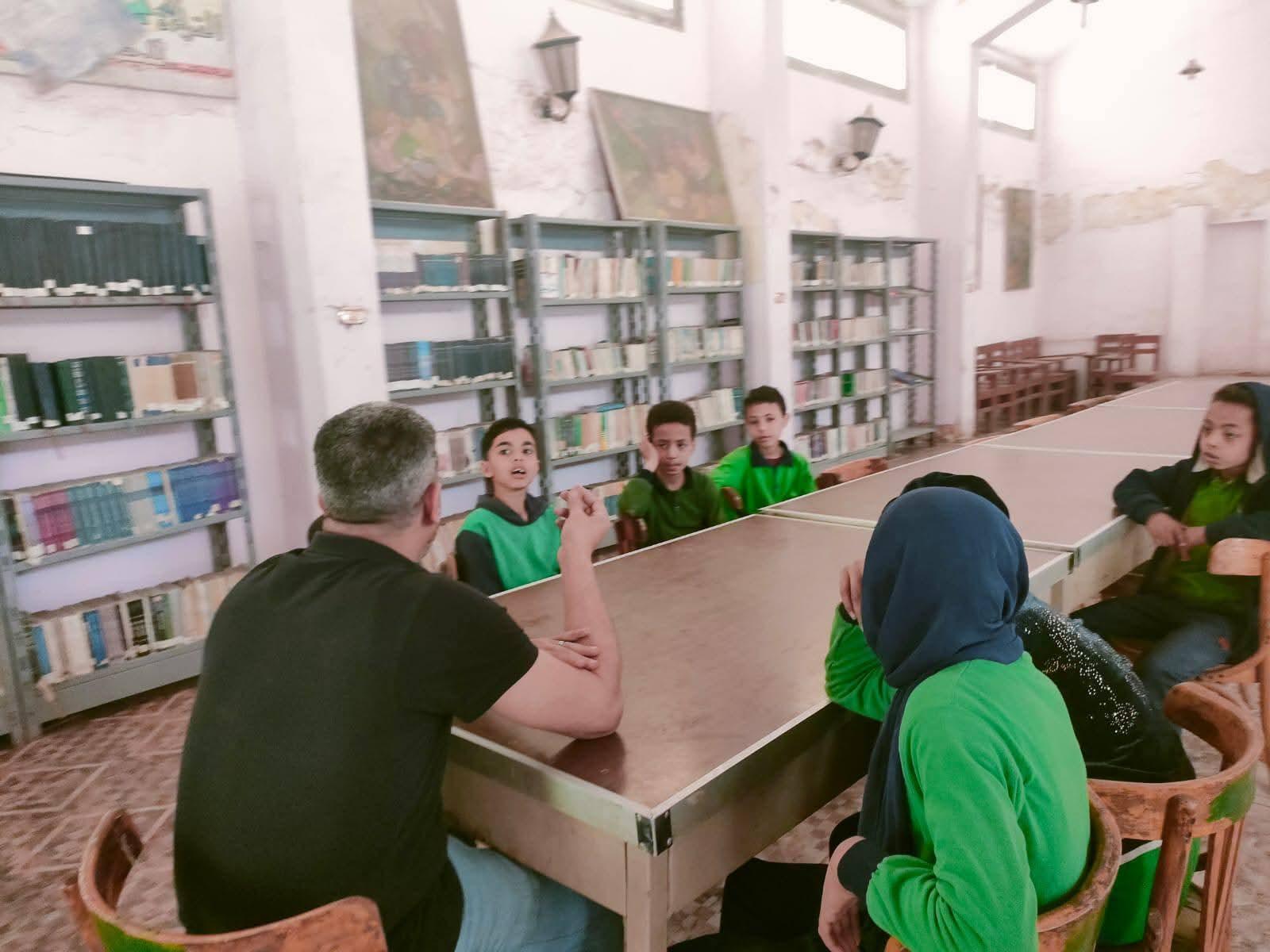 ورشة حكي بمكتبة أم خنان الثقافية بعنوان بطولات الجيش المصري في سيناء