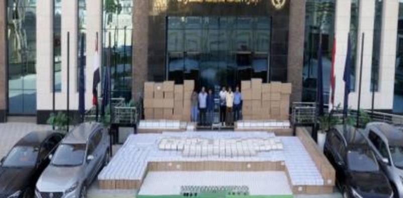 ضبط 10 ملايين قرص مخدر بـ158 مليون جنيه في أكبر شبكة تهريب