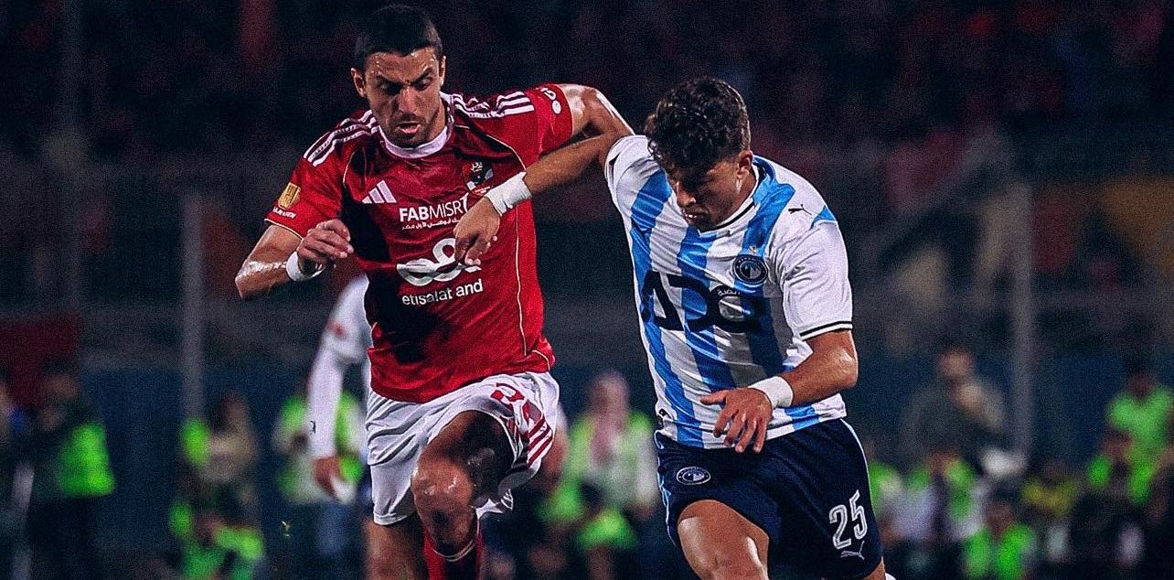 التعادل السلبي يحسم الشوط الأول بين بيراميدز والأهلي في الدوري