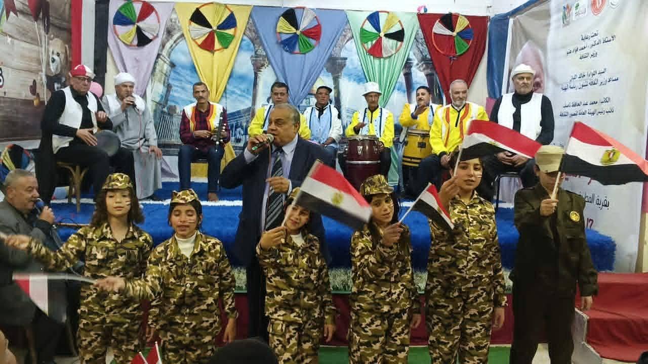 الإنشاد والسمسمية يزينان احتفالات ذكرى تحرير سيناء بالدقهلية