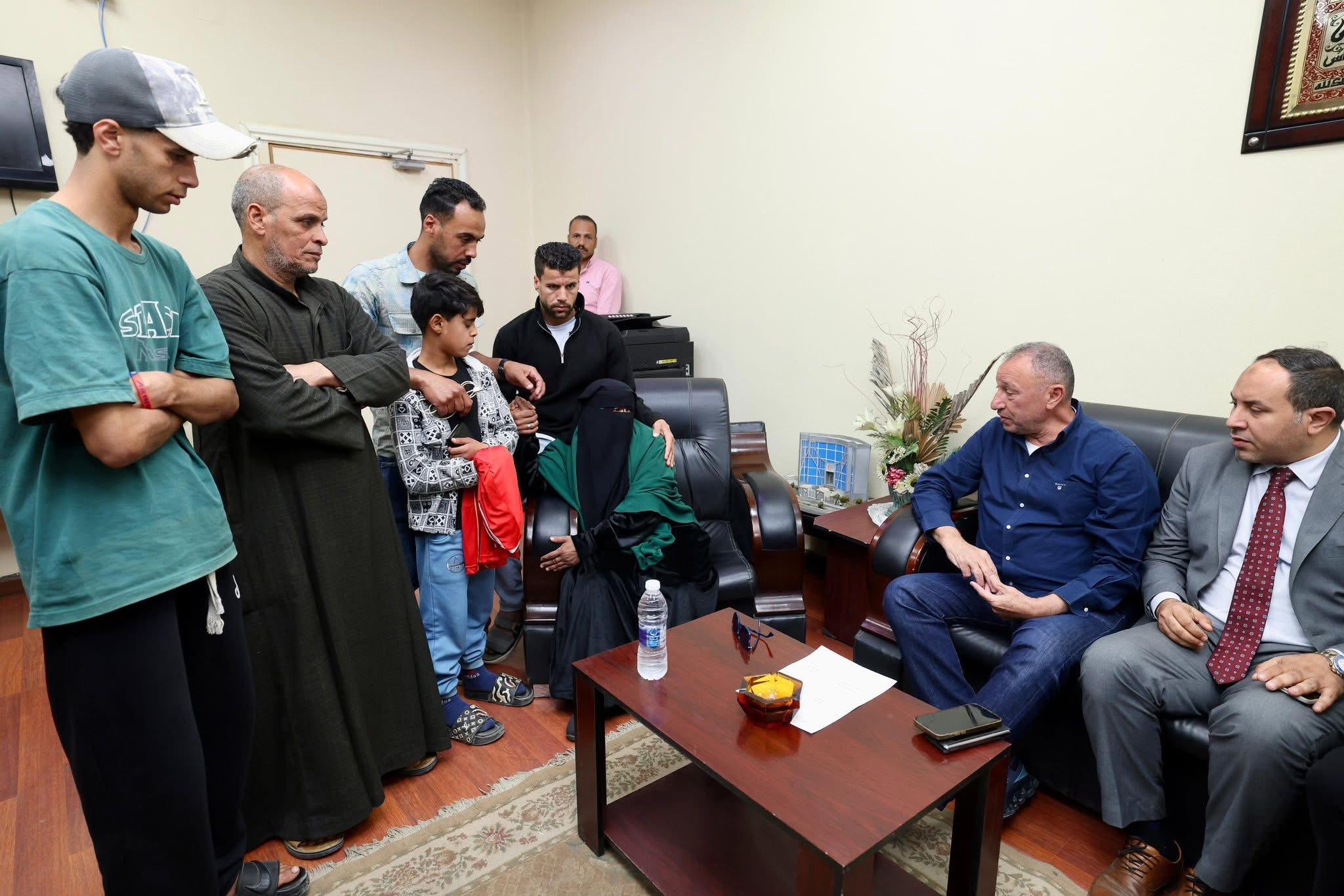 الخطيب يزور المشجع عبد الله عربي