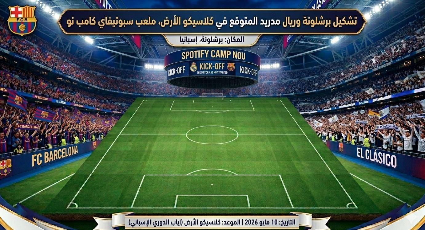 التشكيل المتوقع لريال مدريد أمام برشلونة في كلاسيكو السوبر الإسباني