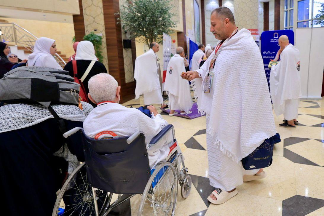بعثة الحج للجمعيات الأهلية توفر خدمات متكاملة لذوي الإعاقة وكبار السن